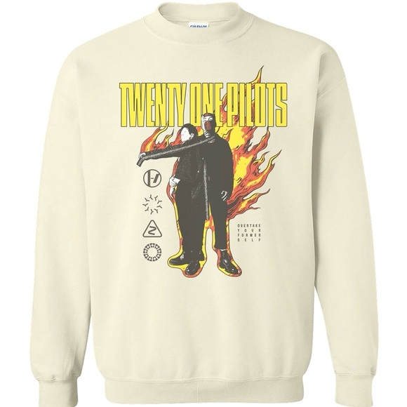 Other - Twenty One Pilots Fire Sweatshirt Size S NWT